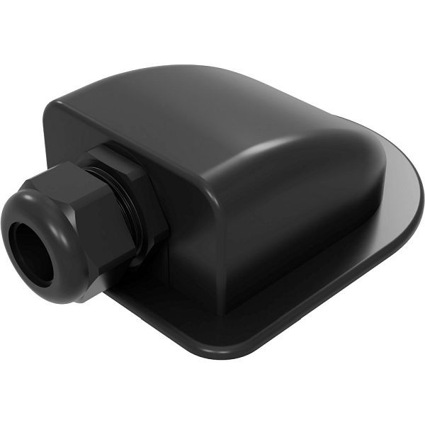 Offgridtec dakdoorvoer 1-voudig zwart voor kabeldiameter 13mm-18mm, 8-01-010550