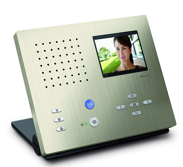 TCS video binnenstation voor handsfree serie Carus ADAPTO tafelapparaat, champagne, CAI2110-0152