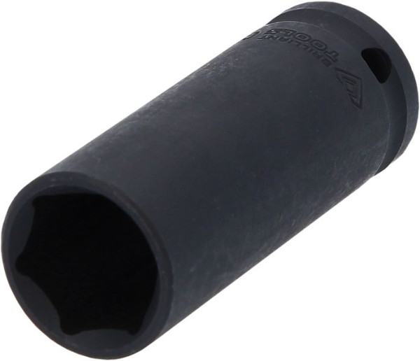 Brilliant Tools Slagdop 1/2" zeskant, 21 mm, lang, BT022663