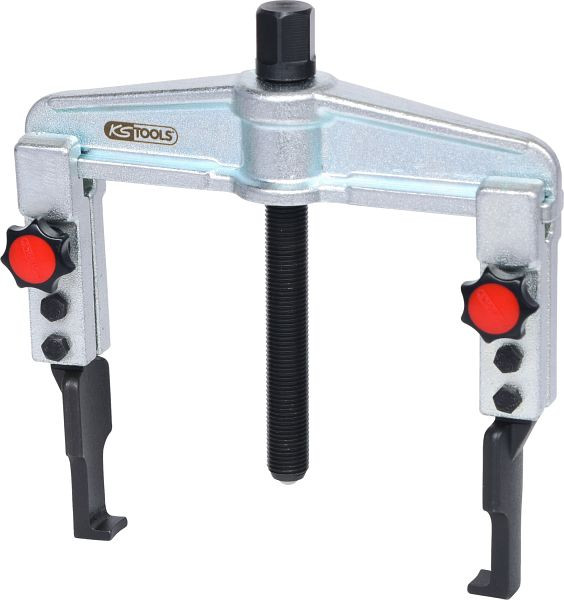 KS Tools universele sneltrekker 2-armig met extreem slanke en verlengde haken, 25-130mm, 120mm, 2,5t, 620.0065