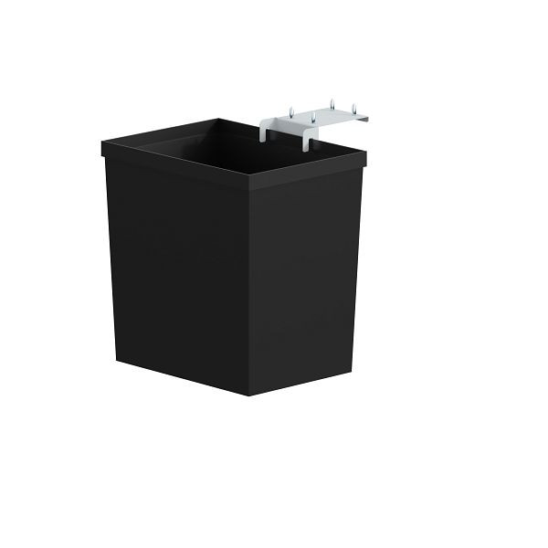 SOFAME multifunctionele container 25L met houder, lichtgrijs RAL 7035, W010080349GC