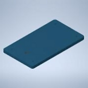 JUCHHEIM Stativplatte mit Gewinde M10, 175 x 100 mm, pulverbeschichtet, 04291