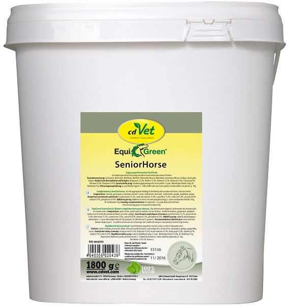 cdVet EquiGreen Senior paard 1,8 kg, 2043