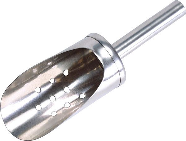 APS ijsschep, Ø 5 cm, lengte 20 cm, RVS, geperforeerd, 93191