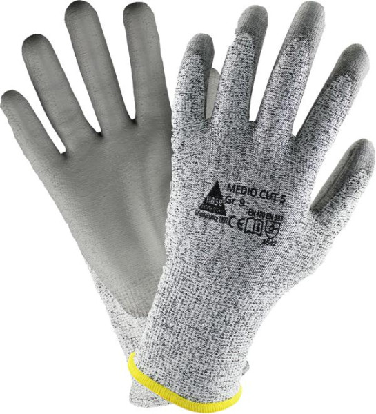 Hase Safety MEDIO CUT 5, 5-Fg.-Sicherheitshandschuhe, schnittfest, Größe: 9, VE: 10 Paar, 508440-9
