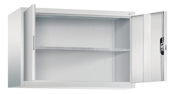 C+P bovenkast Acurado, H790xB1200xD400mm, kleur: lichtgrijs, verzonken handgreep, 9465-009 S10058