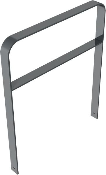 Schake platte stalen beugel 80x12mm, voor inzetting in beton, in gebogen uitvoering, breedte: 1000mm, totale hoogte: 1200mm, met dwarsbalk, thermisch verzinkt, 4053_100B