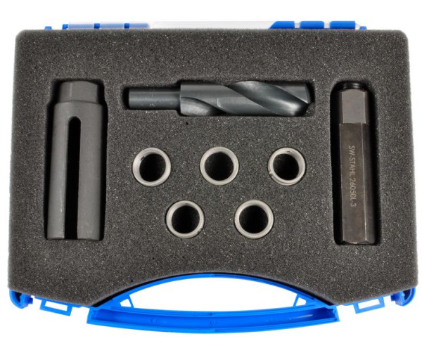 SW staal lambdasonde draad reparatieset, M18 x 1,5 mm, 8 stuks, 26055L