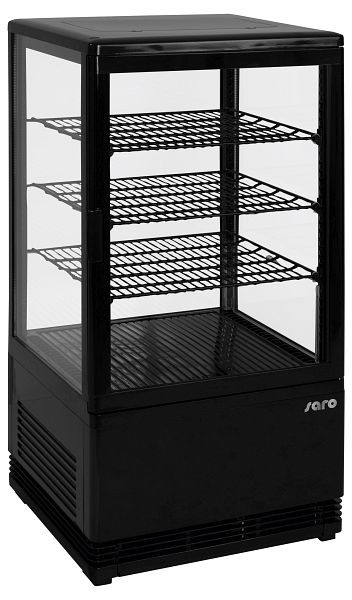 Saro mini-circulatiekoelvitrine model SC 70 zwart, 330-10051