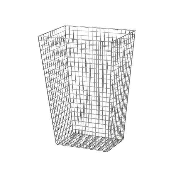 Air Wolf afvalbak met 36 liter inhoud, Lambda-serie, H x B x D: 500 x 350 x 255 mm, gepolijst roestvrij staal, 20-708