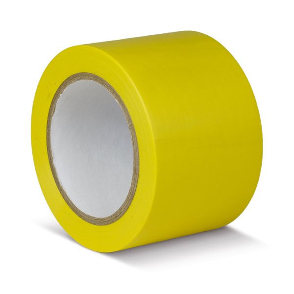 Mehlhose vloermarkeringstape standaard geel 75mmx33m, KMSG07533