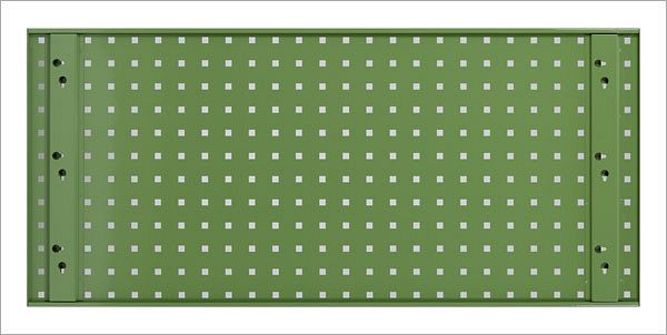 ADB geperforeerde plaat, afmeting: 987x456mm, kleur: groen, RAL 6011, 23007