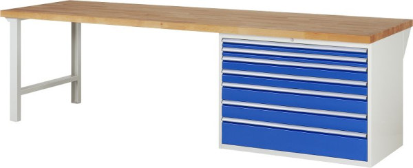 RAU werkbank serie 7000 - model 7717, B3000 x D900 x H890 mm, 13-7717A1-309B4M.11