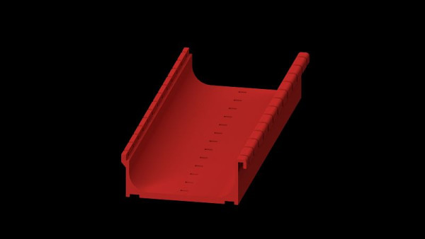 ANKE werkbanken bak breed voor bakplaat, 67,5 x 196 x 30,5 mm, 903.423