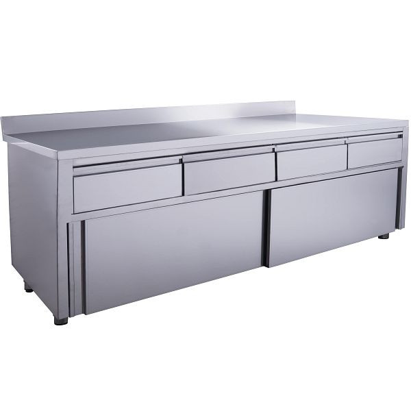 Saro schuifdeurkast - 4 laden 1800x700 mm achterwand, 700-2320