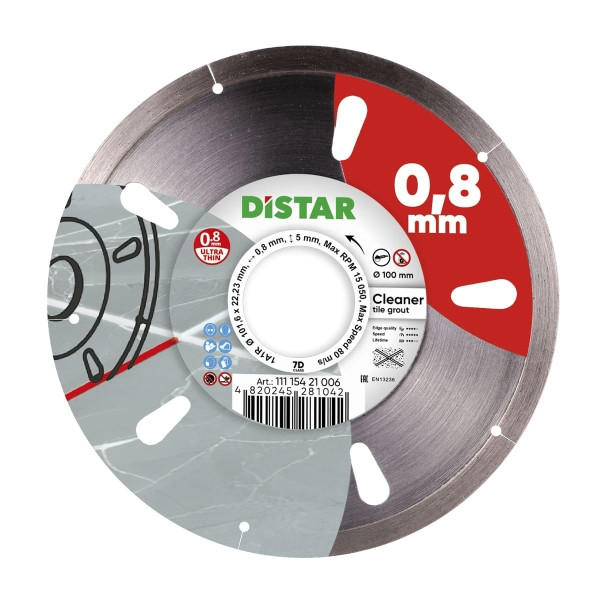 Distar diamantdoorslijpschijf 1A1R 100 Cleaner, 11115421006