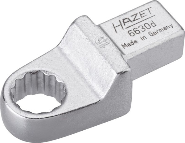 Hazet ringsleutel, insteekvierkant 14 x 18 mm, uitwendig dubbel zeskant trekprofiel, 15 mm, 6630D-15