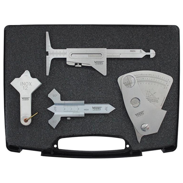 Vogel Germany meetgereedschapset, 4 stuks, met laskaliber, 479901