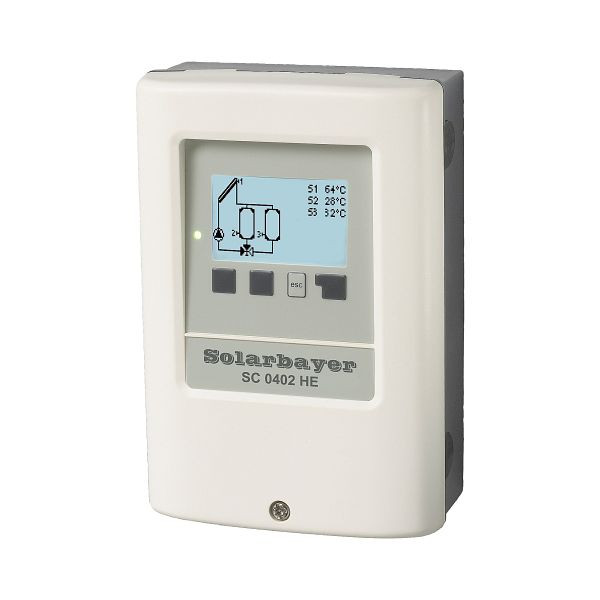 Solarbayer zonnecontroller SC 0402 HE, 430022200