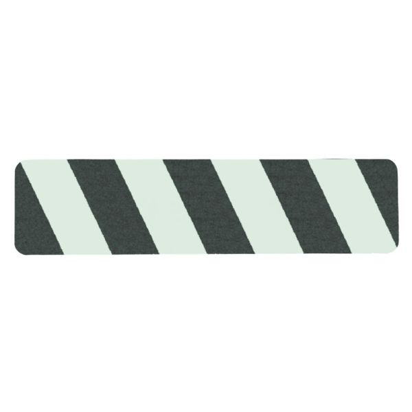 m2 Easy Clean antislipbekleding, fotoluminescerend, zwart/groen, losse stroken 150x610mm, VE: 10 stuks, M3XV101501