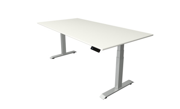 Kerkmann zit-sta tafel B 2000 x D 1000 mm, elektrisch in hoogte verstelbaar van 640-1290 mm, wit, 10040910