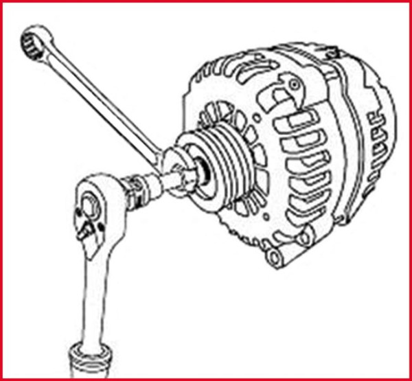 KS Tools 1/2" dynamo-ringsleutel XZN, M10, 96 mm, 150.3135