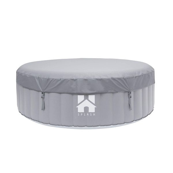 HOME DELUXE Outdoor Whirlpool SPLASH Uni - Grijs - 6 personen, 32309
