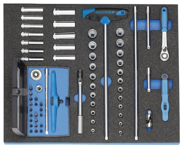 GEDORE controlegereedschapsinzet met assortiment, 2016478