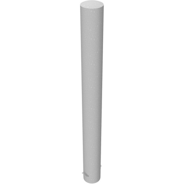 Stein HGS HGS stalen buispaal/stambeveiligingspaal -Bollard-, 2000mm/voor betoninzetting, zonder verf, geen oogjes, met gelaste stalen kap, wanddikte: 3,6 mm, 1574801
