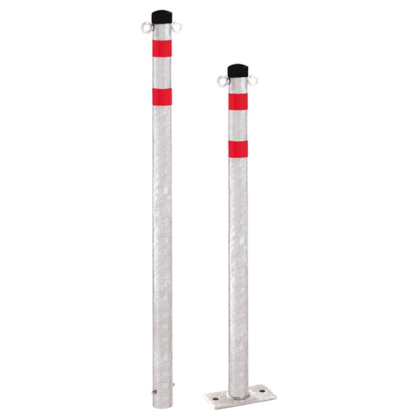 Stone HGS afzetpaal -Steel Line-, voor pluggen met voetplaat, incl. 2 pluggen, 14182