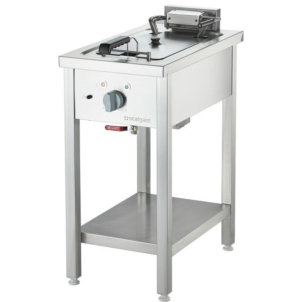 Stalgast elektrische friteuse als vrijstaande unit, open onderbouw, 400x700x850 mm, 10 L, 9 kW, FS12109S