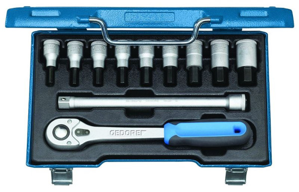 GEDORE schroevendraaierset 1/2" 11-delig 5-17 mm, 6156920