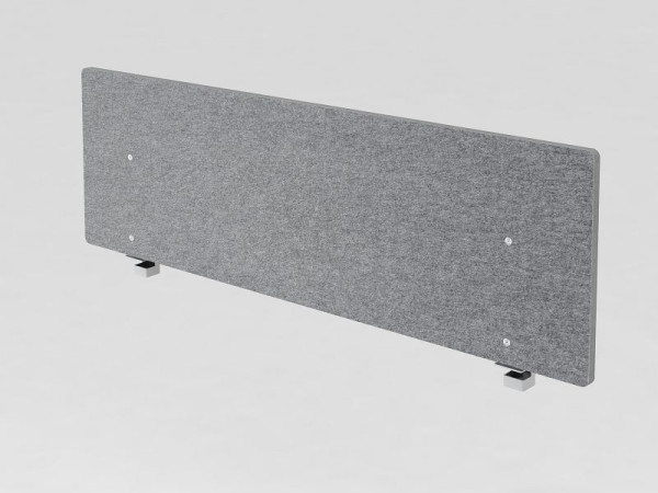 Hammerbacher akoestische scheidingswand 160cm, grijs gevlekt, 159,5x2,7/5x50 cm (BxDxH), VARW16/5