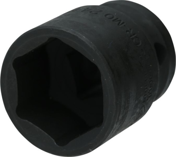 Brilliant Tools slagdop 1/2" zeskant 24 mm, kort, BT022648