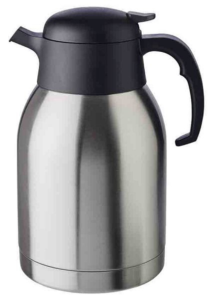 APS isoleerkan -CLASSIC-, Ø 14 cm, hoogte: 25 cm, 2 liter, roestvrij staal, polypropyleen, dubbelwandig, eenhandsautomaat, 10912