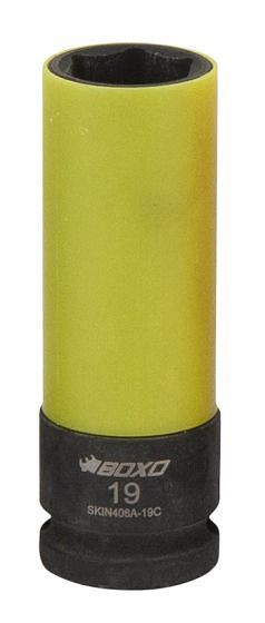 Boxo 1/2" slagmoersleuteldop - zeskant 19 mm, VE: 16 stuks, SKIN406A-19