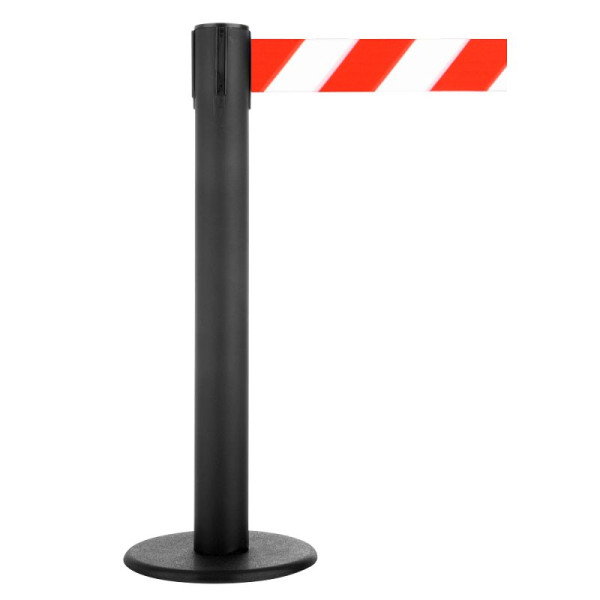 Stein HGS HGS personengeleidingssysteem -P-Line Brace-, zwart, rood/wit diagonaal (gearceerd), met riemeindstuk (standaard), 37691-13-1