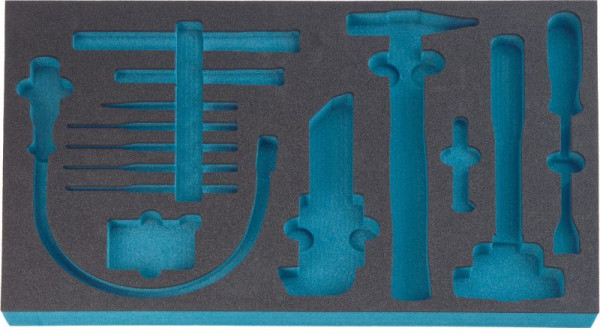 Hazet 2-componenten zachtschuim inlay, voor 163-60/22, afmetingen / lengte: 519 mm x 342 mm, 163-60L