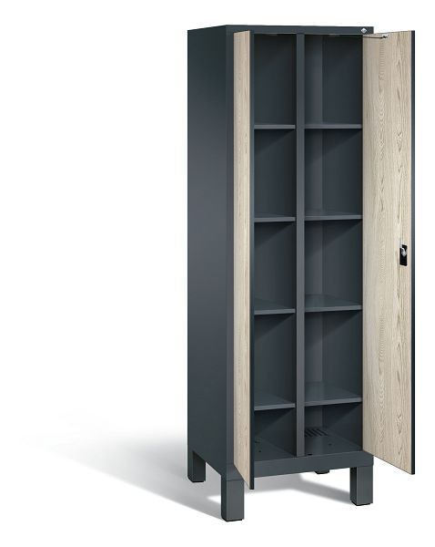 C+P washok Evolo, H1850xB610xD500mm, kleur: antracietgrijs / Sen ash decor, 48012-20B S10033