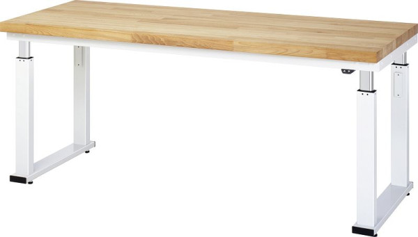 RAU werkbank serie adlatus 600 (elektrisch in hoogte verstelbaar), 2000x850x700 mm, 08-WB-200-070-B