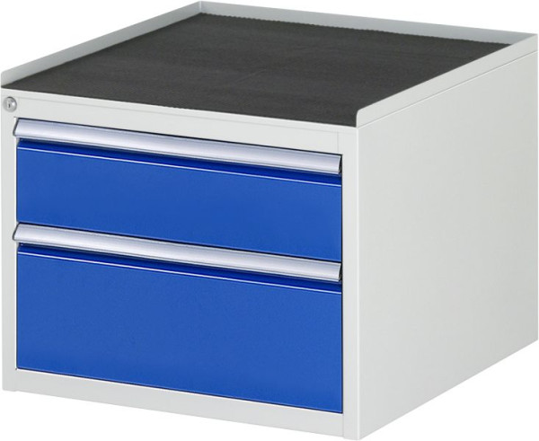RAU ladekast serie 7000, B580xD650xH465mm, laden: 1xH150, 1xH210mm, metalen steun, 03-L2.11A-MT.11