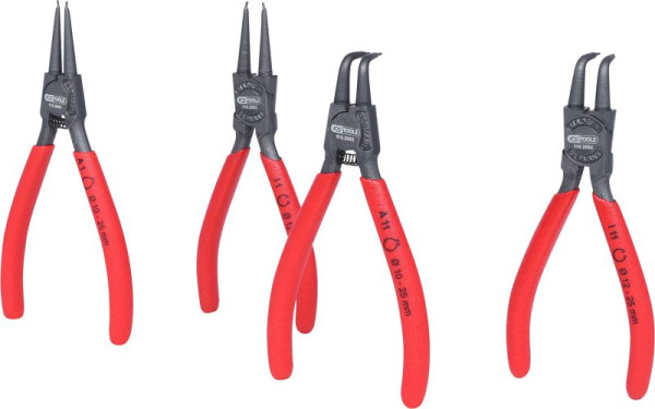 KS Tools griptangenset, 10-25 mm, 4-delig, 119.2050