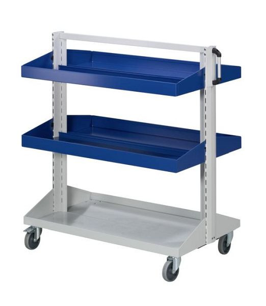 ANKE basic car tubs; 1250 x 720 x 1350 mm; RAL 7035/5010; met 4 x lade 350 mm, 962.101
