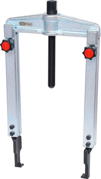KS Tools universele sneltrekker 2-armig met extreem slanke en verlengde haken, 25-130mm, 250mm, 2,5t, 620.0067