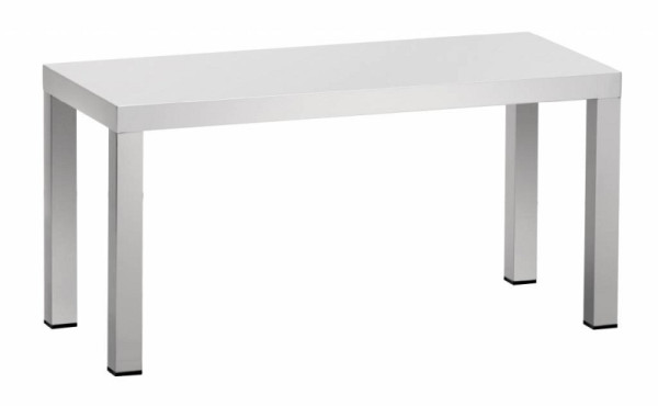 A&S Gastro roestvrijstalen bovenblad 1-laags, diepte 300 mm, AISI 304, 2000 x 300 x 400 mm, ABDE203