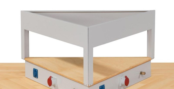 ANKE tekeninghouder; RAL 7035; voor driehoekige groepswerkbank; voor model 302/306 VG, 903.820