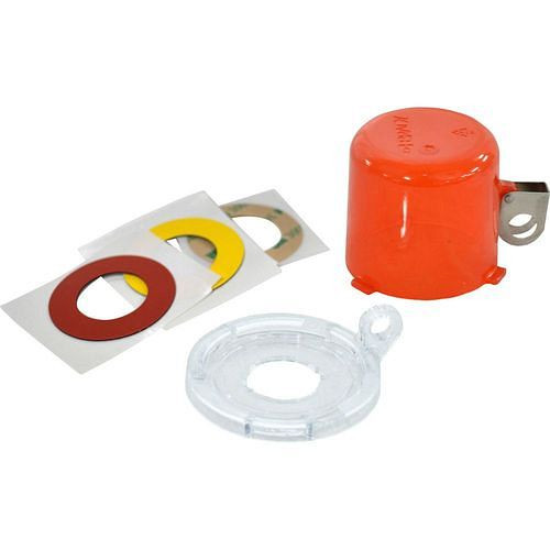 DENIOS drukknopslot, geschikt voor drukknoppen 22 mm, 312009