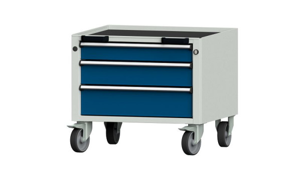 ANKE werkbanken, verrijdbare bak, model 18 V, 660 x 615 x 570 mm, RAL 7035/5010, kuip, 450.004