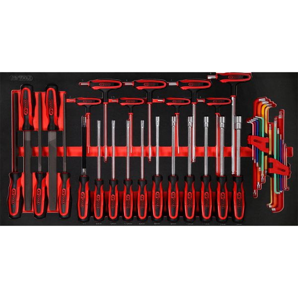 KS Tools PERFORMANCEplus gereedschapsset 42-delige vijlen en schroevendraaiers, 813.0042