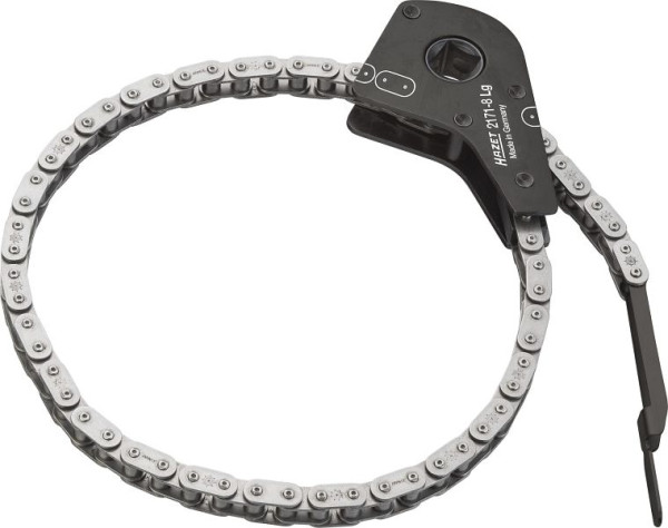 Hazet oliefilterketting, hol vierkant 12,5 mm (1/2 inch), 50 - 150, materiaal: speciaal staal, aandrijving: hol vierkant 12,5 mm (1/2 inch), 2171-8LG